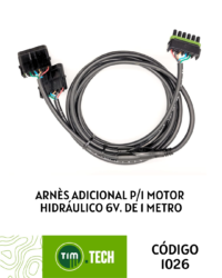 Arnés adicional p/1 motor hidráulico 6v. de 1 metro