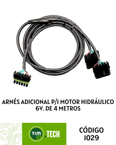 Arnés adicional p/1 motor hidráulico 6v. de 4 metros