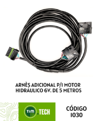 Arnés adicional p/1 motor hidráulico 6v. de 5 metros