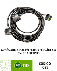 Arnés adicional p/1 motor hidráulico 6v. de 7 metros