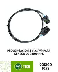 Prolongación 3 vías WP para sensor de 3000 mm