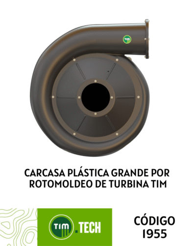 Carcasa plástica grande por rotomoldeo de Turbina TIM