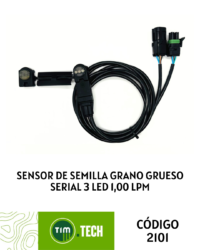 Sensor semilla grano grueso serial 3 led 1,0m LPM