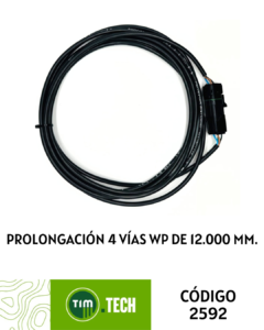 Prolongación 4 vías WP de 12.000 mm