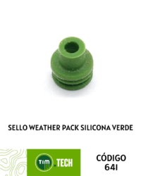 Sello WP silicona verde