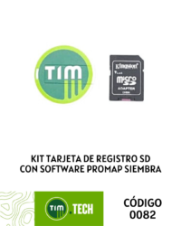 Kit tarjeta de registro SD con software Promap Siembra