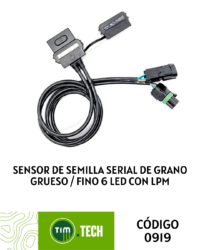 Sensor semilla serial de grano grueso/fino 6 led c/LPM