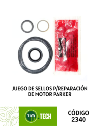 Juego de sellos p/reparación de motor Parker