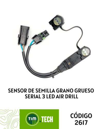 Sensor de semilla grano grueso serial 3 led Air Drill